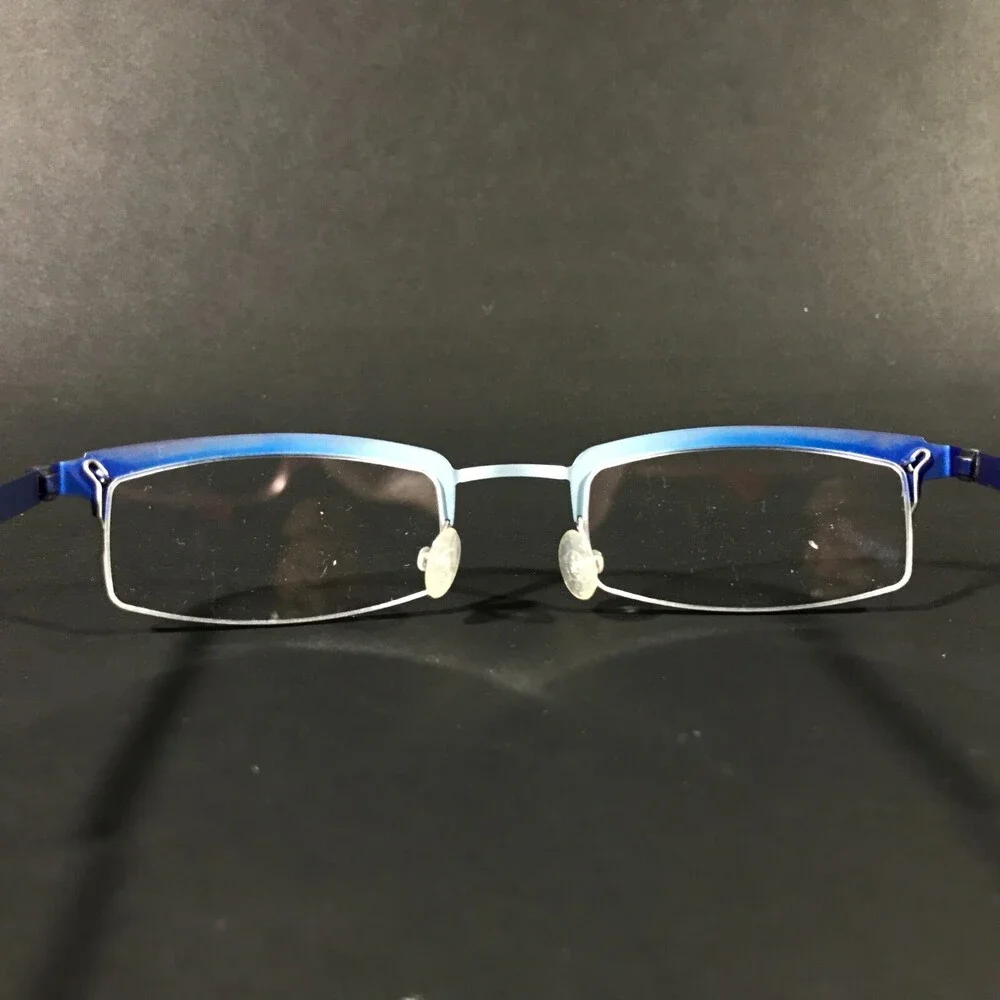 Lindberg Eyeglasses Frames Mod. 4005 Colour 120 Blue Fade Half Rim 48-21-145